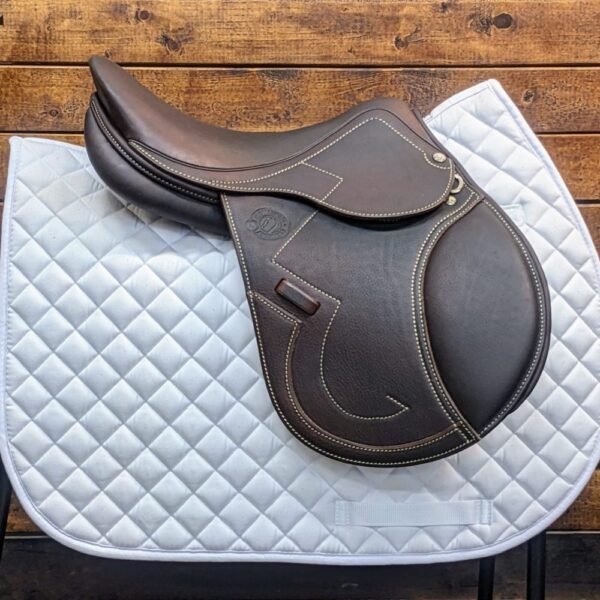 *NEW*15.5″ Antares Signature Junior Jumping Saddle XS (2024) *AO1 Wide Tree*Full Calf Leather*