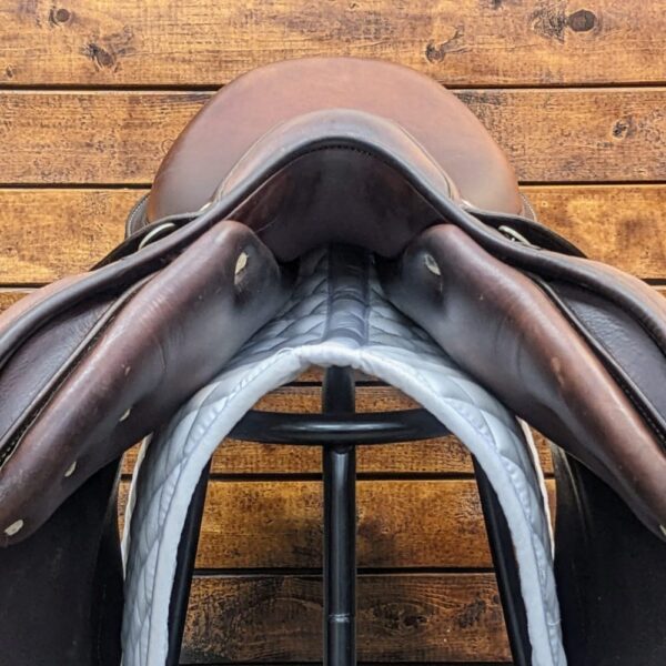 17″ Antares Signature Jumping Saddle 2A (2019) *AO1 Wide Tree*Full Calf Leather* - Image 10